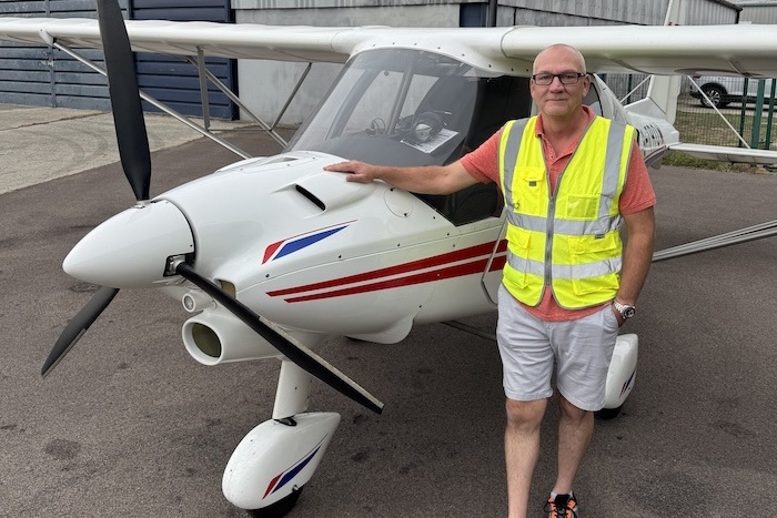 Elevation Airsports Student Iain Completes His First Solo Flight