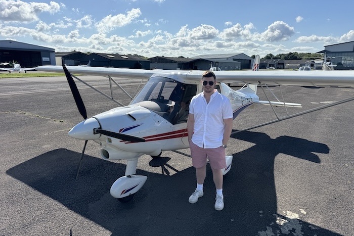 Elevation Airsports Student Isaac Completes His First Solo Flight
